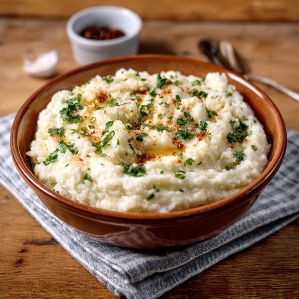 Keto Yuca Mash (Cauliflower Style) makes meal prep easy!