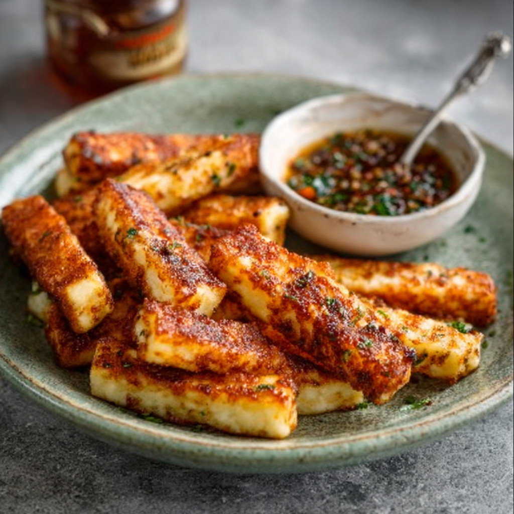 Lebanese Za’atar Halloumi Fries will Delight Your Tastebuds!