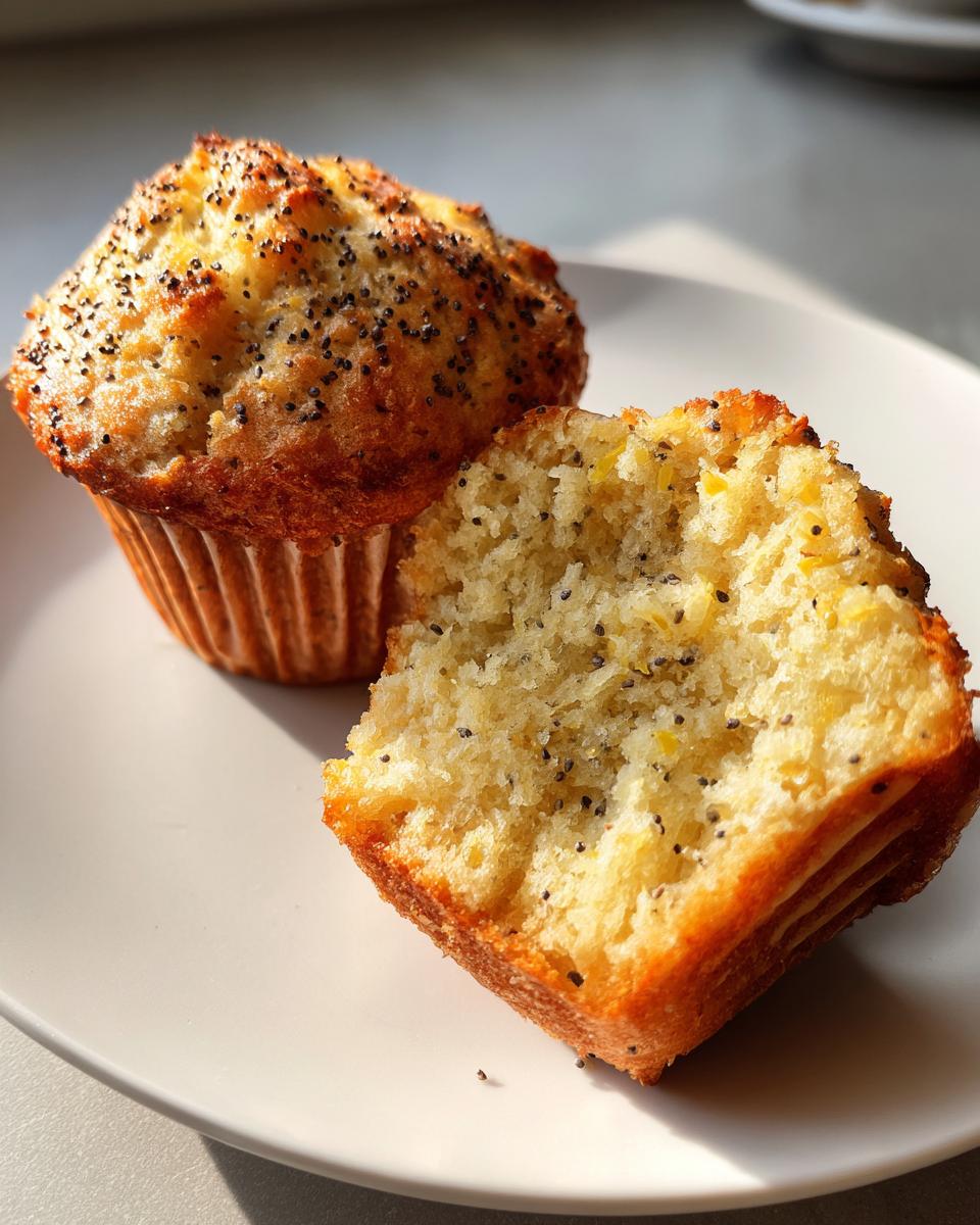 35-Minute Lemon Poppy Seed Crunch Muffins That Wow