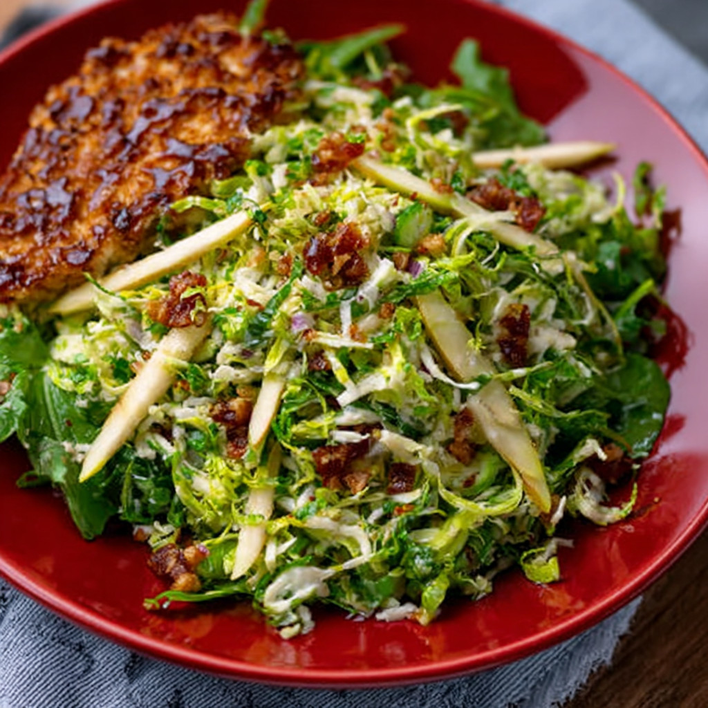 Low-Carb Apple-Cider Shaved Brussels Sprout Salad: A Must-Try!