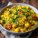 Low-Carb Turmeric Cauliflower Biryani