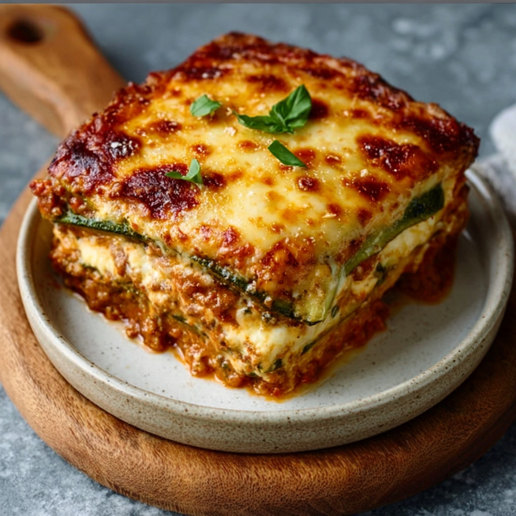 Low-Carb Zucchini Lasagna (Keto) is a must-try!