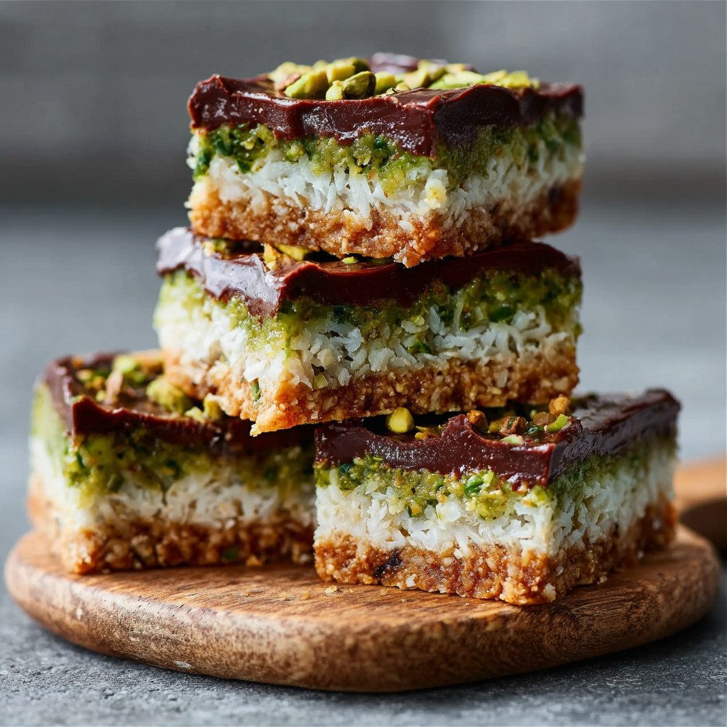 No-Bake Pistachio Coconut Bars: Easy and Delicious Recipe!