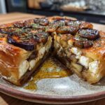 Saganaki Tarte Tatin With Eggplants