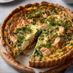 Scandinavian Dill & Salmon Keto Quiche