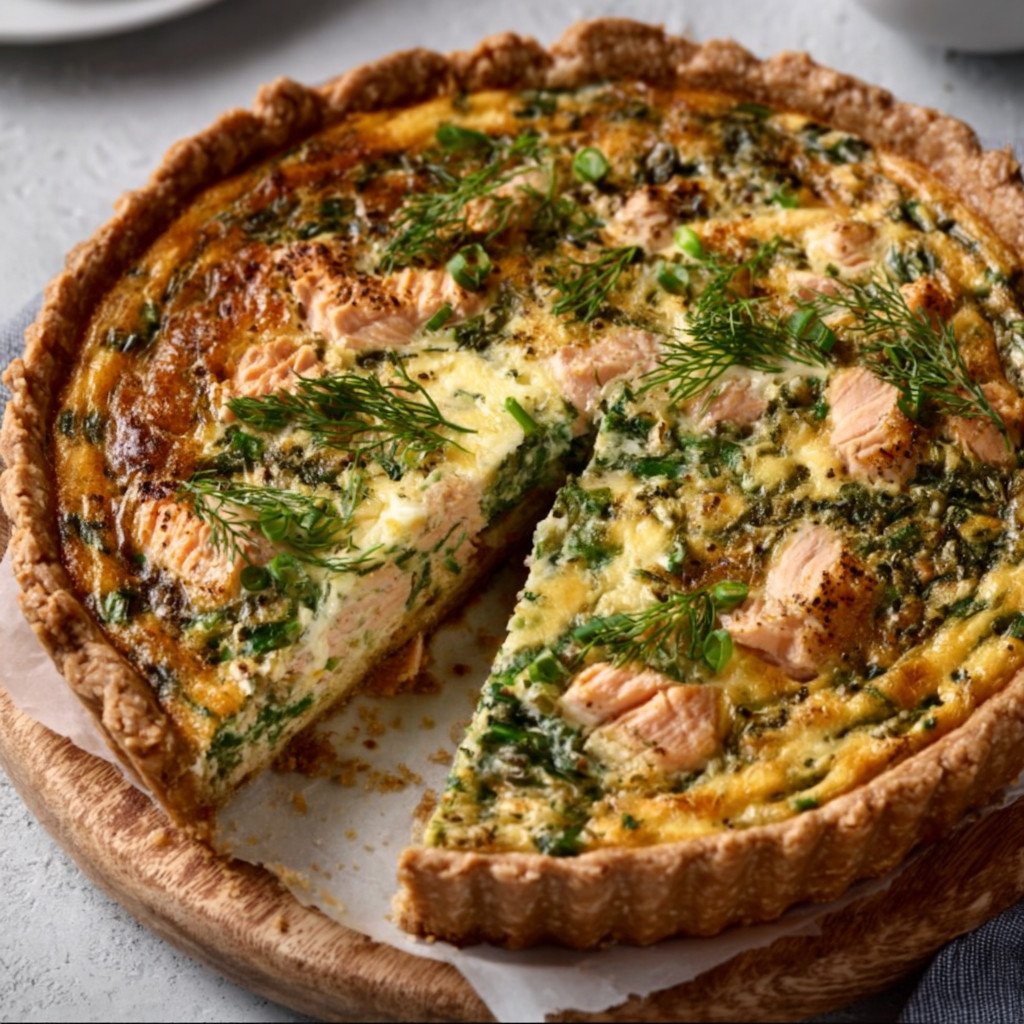 Scandinavian Dill & Salmon Keto Quiche: Discover Deliciousness!
