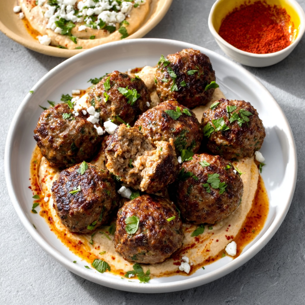 Spiced Lamb Kofta with Harissa Yogurt Sauce: A Must-Try!