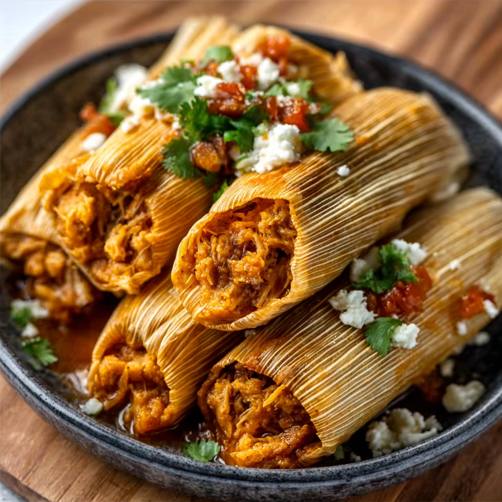 Spicy Keto Tamales with Cauliflower Masa Delight the Tastebuds!