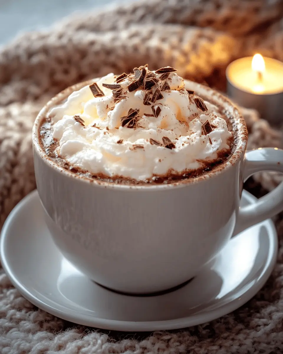 Sugar-Free Hot Cocoa Bliss: Indulgent Whipped Cream Twist