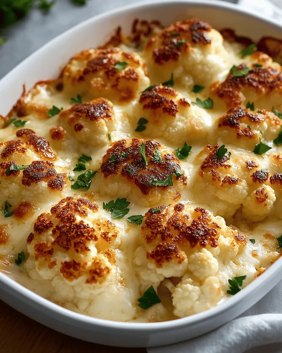 Cheesy Cauliflower Gratin with Gruyère: A Comfort Food Classic