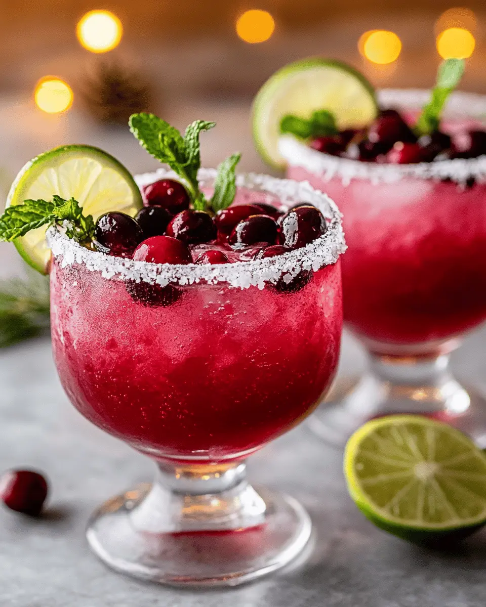 Keto Cranberry Margarita Mocktail: Easy & Irresistibly Refreshing