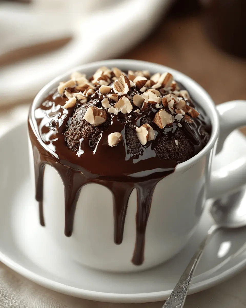 Chocolate Hazelnut Mug Cake: Indulgent Bliss in Minutes