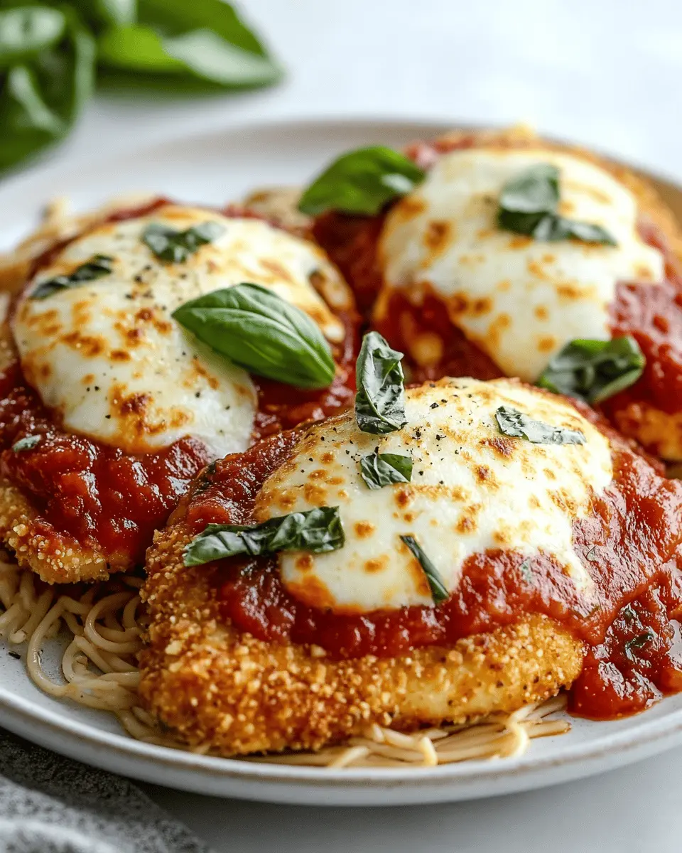 Keto Chicken Parmesan with Almond Flour Crust First Image First Image
