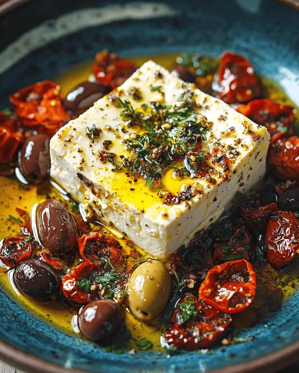Baked Feta Bliss: Indulgent Flavor on a Stunning Plate