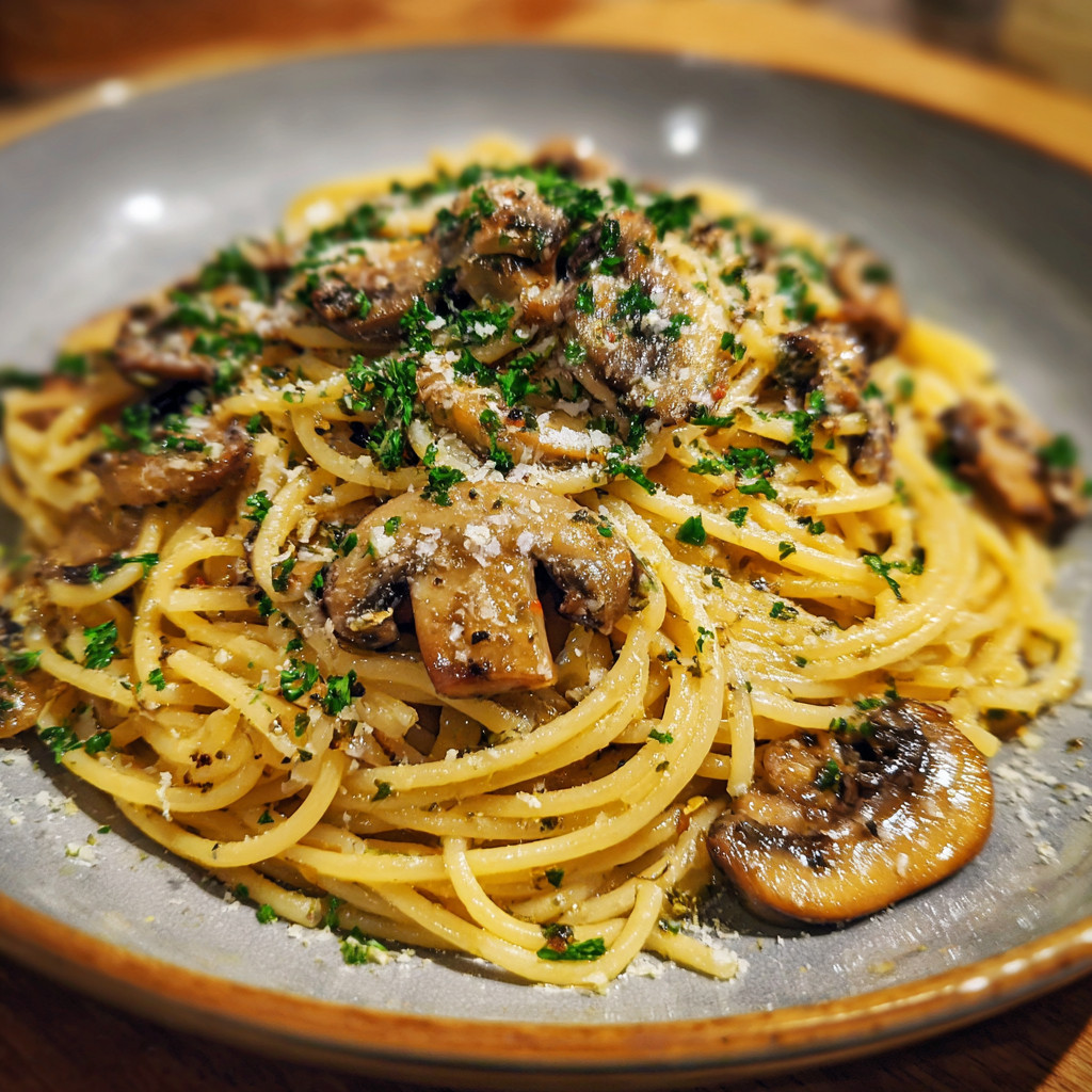 Keto Mushrooms & Garlic Spaghetti: A Flavorful Twist!