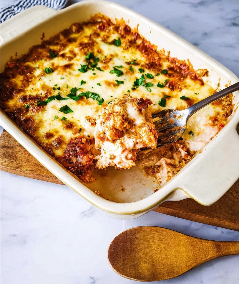 Keto Chicken Parmesan Casserole that Delights Every Bite