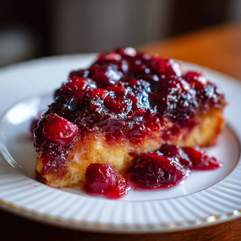 Cranberry Upside Down Cake: A Keto Holiday Delight!