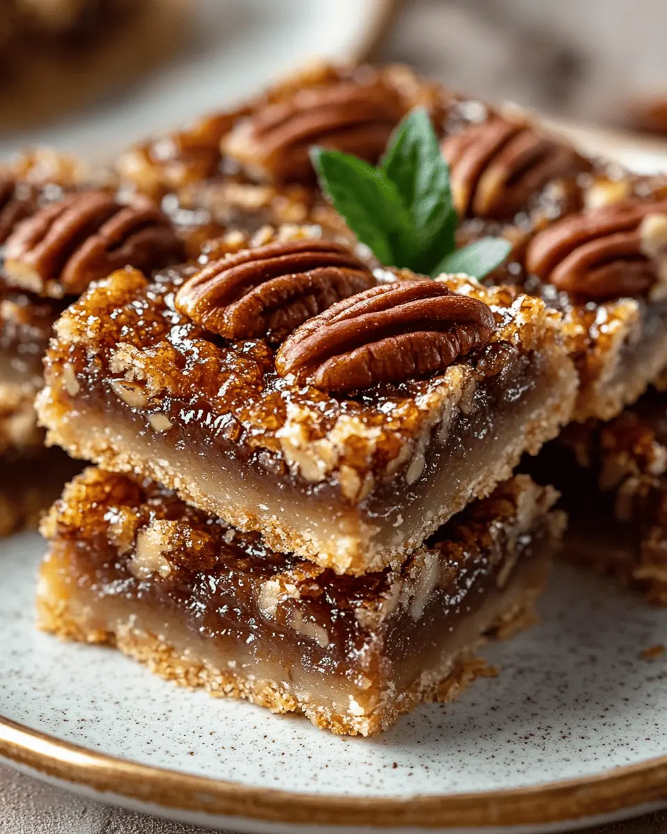 Keto Pecan Pie Bars: Indulgent Treats You’ll Crave Guilt-Free