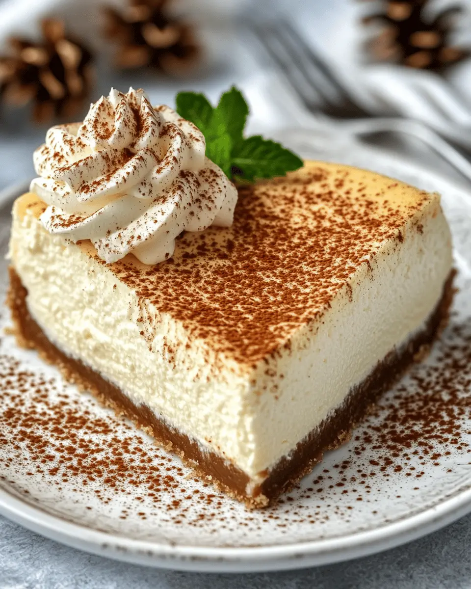 Keto Eggnog Cheesecake: Indulge in Guilt-Free Festivity