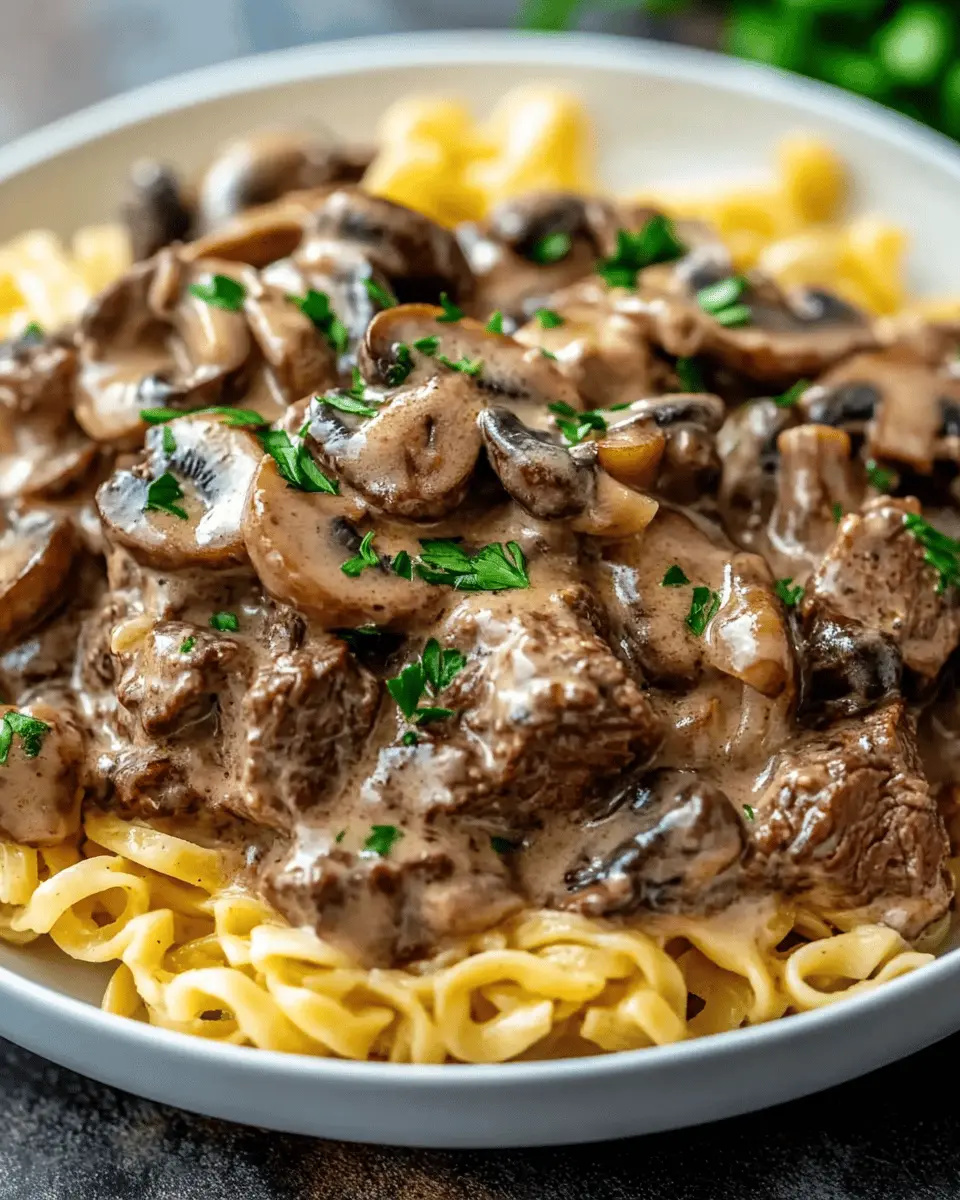 Keto Beef Stroganoff with Miracle Noodles First Image First Image