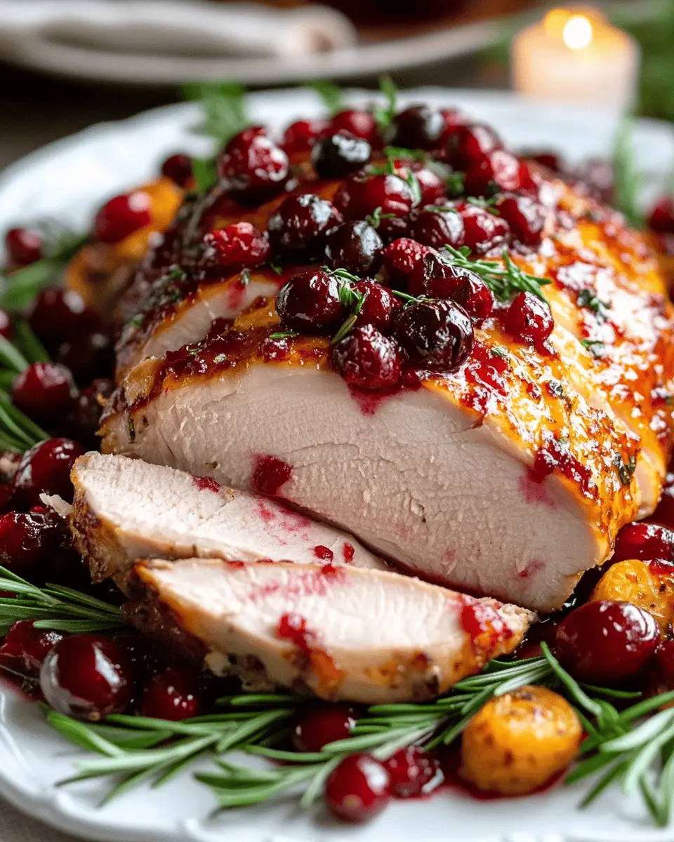 Keto Cranberry Glazed Turkey Breast: Juicy and Irresistible Delight