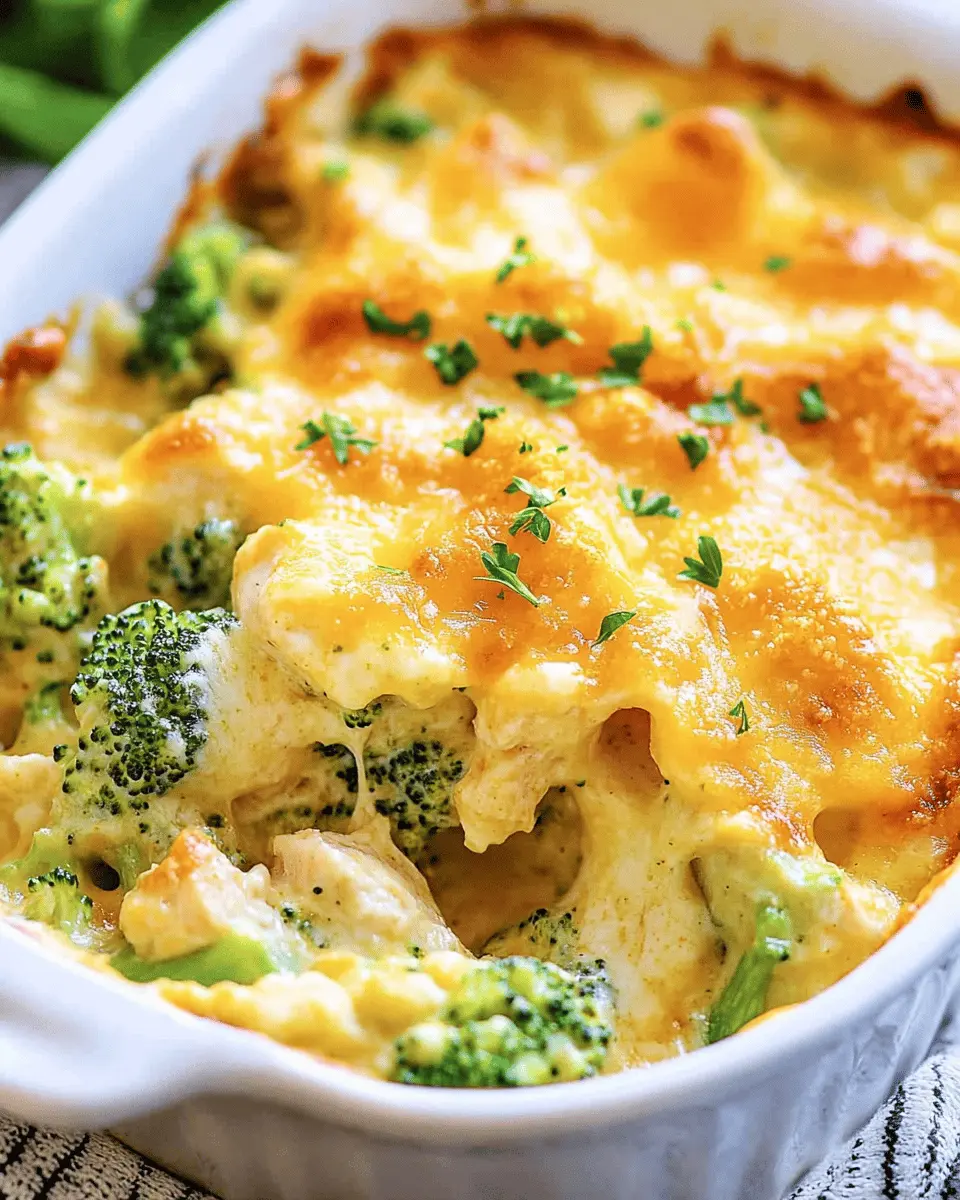 Cheesy Broccoli Chicken Bake: Indulgent Comfort in One Dish