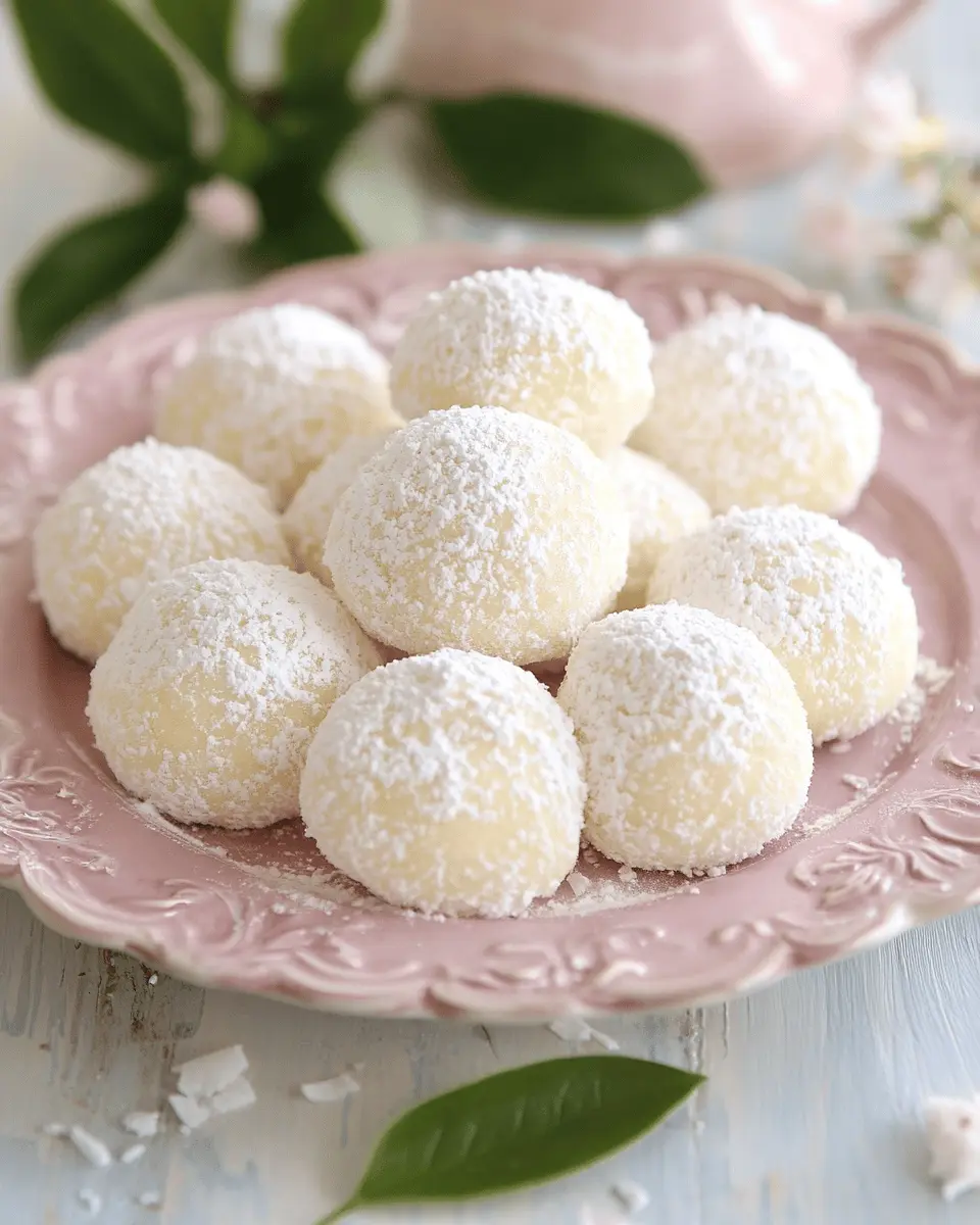 Coconut Snowball Cookies: Indulgent Treats You’ll Crave!