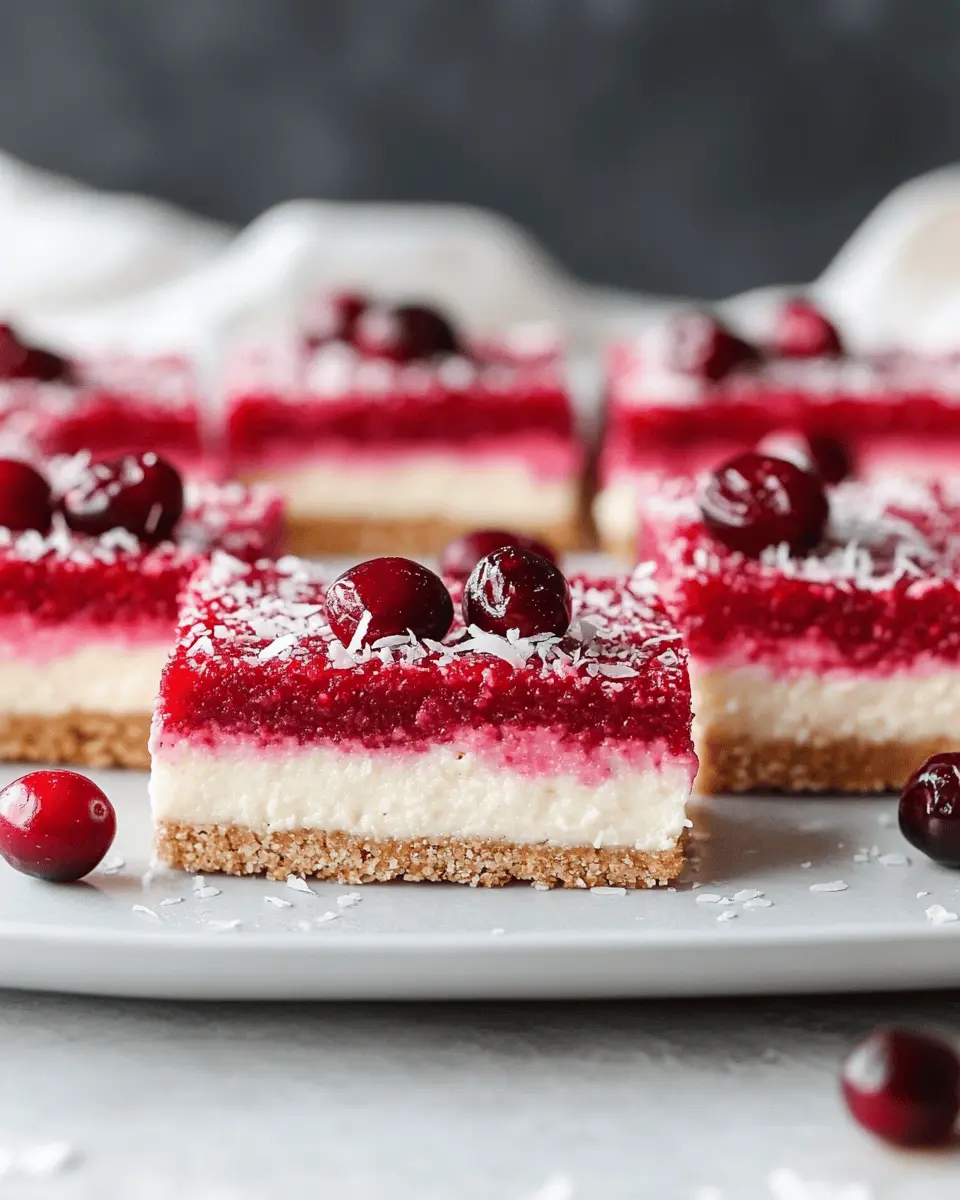 Keto Cranberry Bliss Bars: Irresistibly Sweet & Guilt-Free Delight