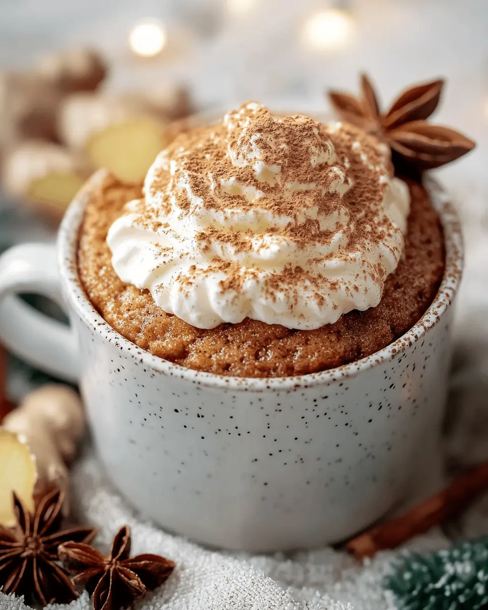 Low-Carb Gingerbread Mug Cake First Image First Image