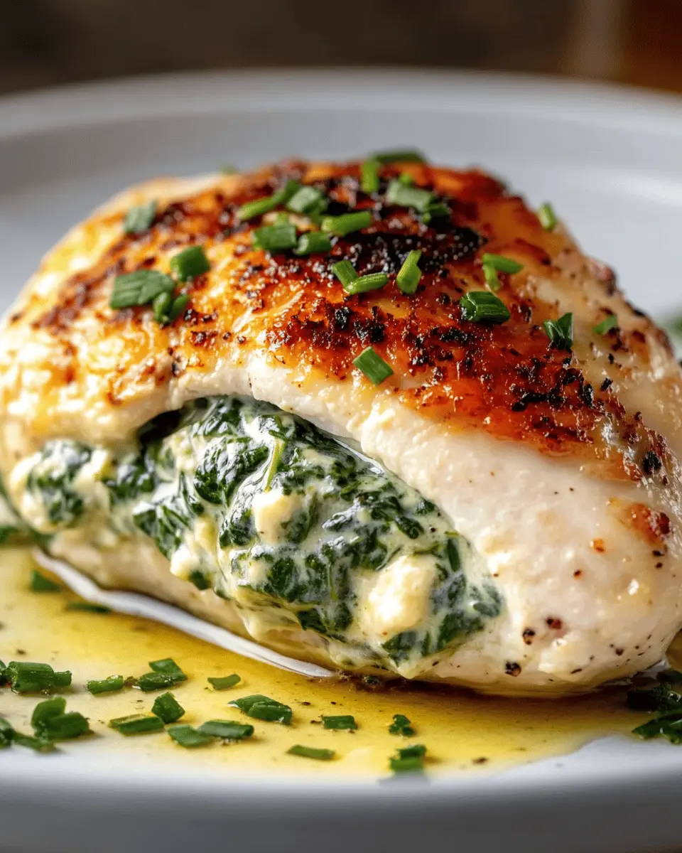 Creamy Spinach-Stuffed Chicken Breast: The Best Keto Delight