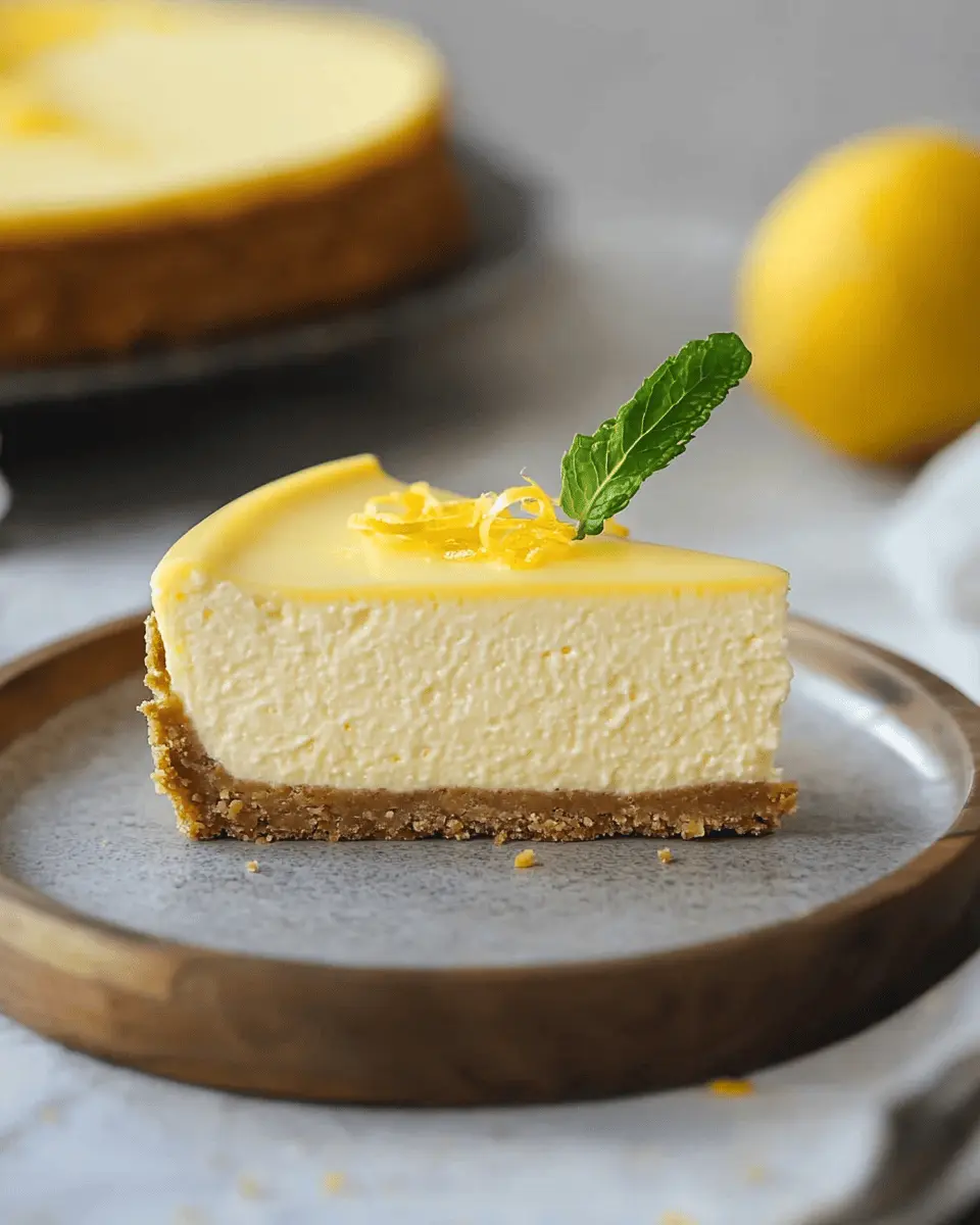 Lemon Keto Cheesecake Recipe: Irresistibly Creamy Delight