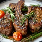 Keto Rosemary Garlic Lamb Chops First Image First Image