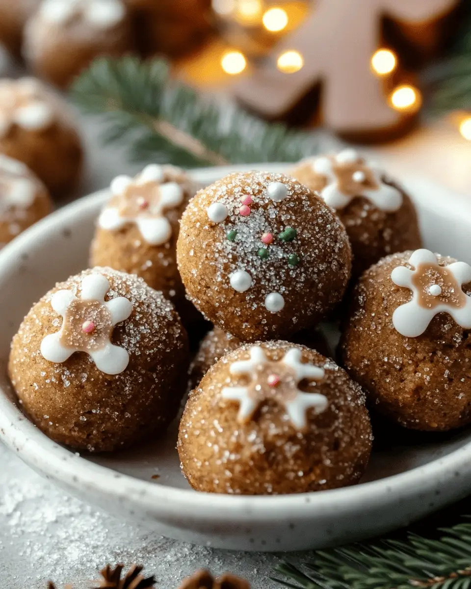 Keto Gingerbread Cookie Dough Bites That Melt in Your Mouth