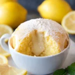 Keto Lemon Mug Cake First Image First Image