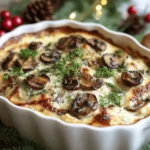 Keto Creamy Mushroom & Herb Christmas Bake First Image First Image