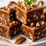 Low Carb Caramel Pecan Fudge Squares First Image First Image