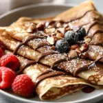 Chocolate Hazelnut Keto Crepes First Image First Image