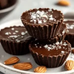 Dark Chocolate Sea Salt Almond Butter Keto Cups First Image First Image