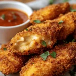 Pork Rind–Crusted Keto Chicken Tenders (Crispy, 0g Carb) First Image First Image