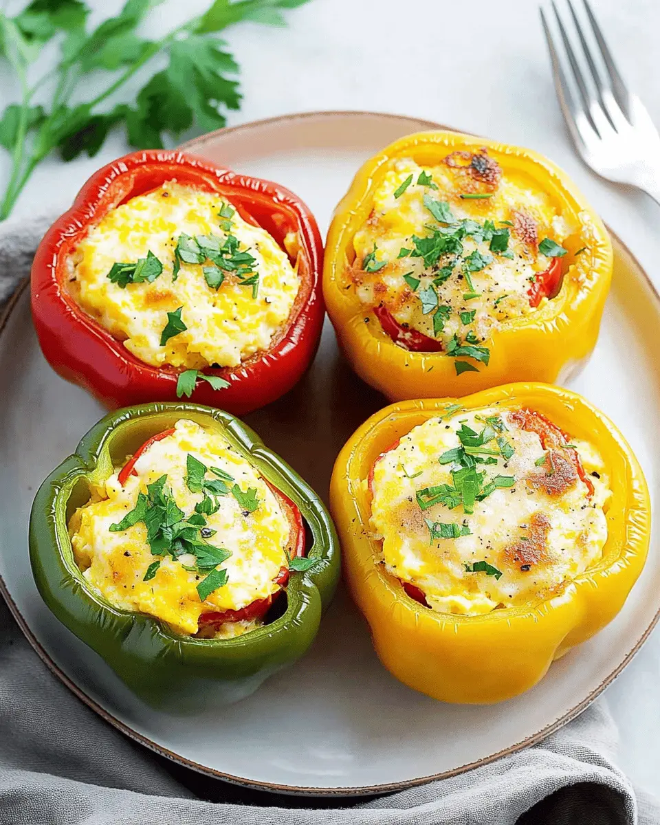 Egg Stuffed Bell Peppers: Juicy Flavor You’ll Crave Again