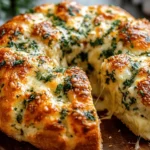 Keto Savory Bread Ring with Melted Cheese & Herbs First Image First Image