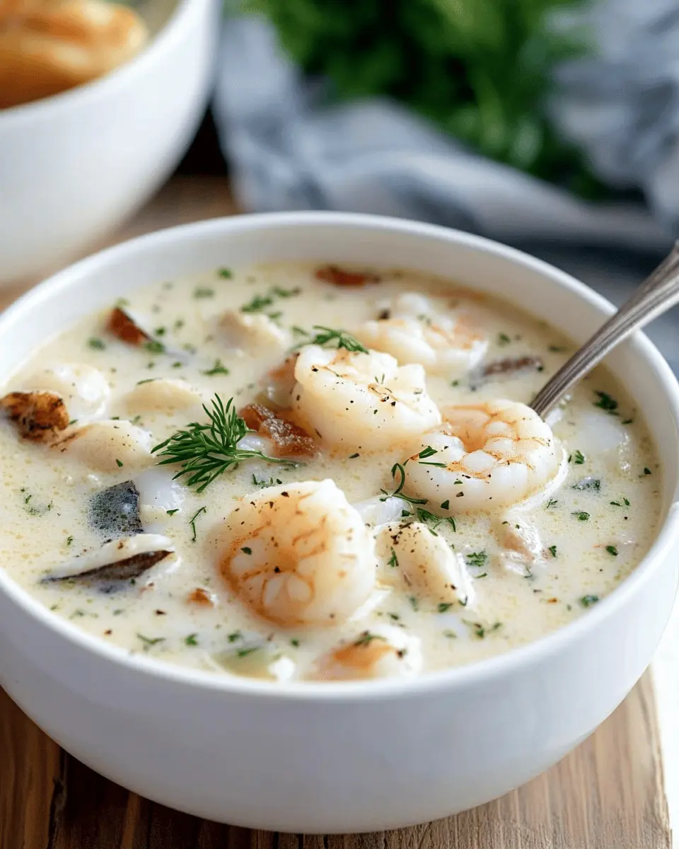 Hearty Keto Seafood Chowder First Image First Image