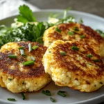 Cheddar & Chive Cauliflower Cakes First Image First Image
