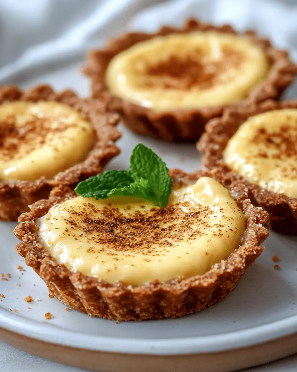 Keto Nutmeg Custard Tartlets: Indulgent Bliss in Every Bite