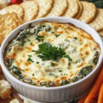 Creamy Spinach & Artichoke Christmas Dip First Image First Image