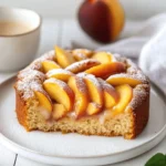 Keto Peach Coffee Cake Recipe First Image First Image