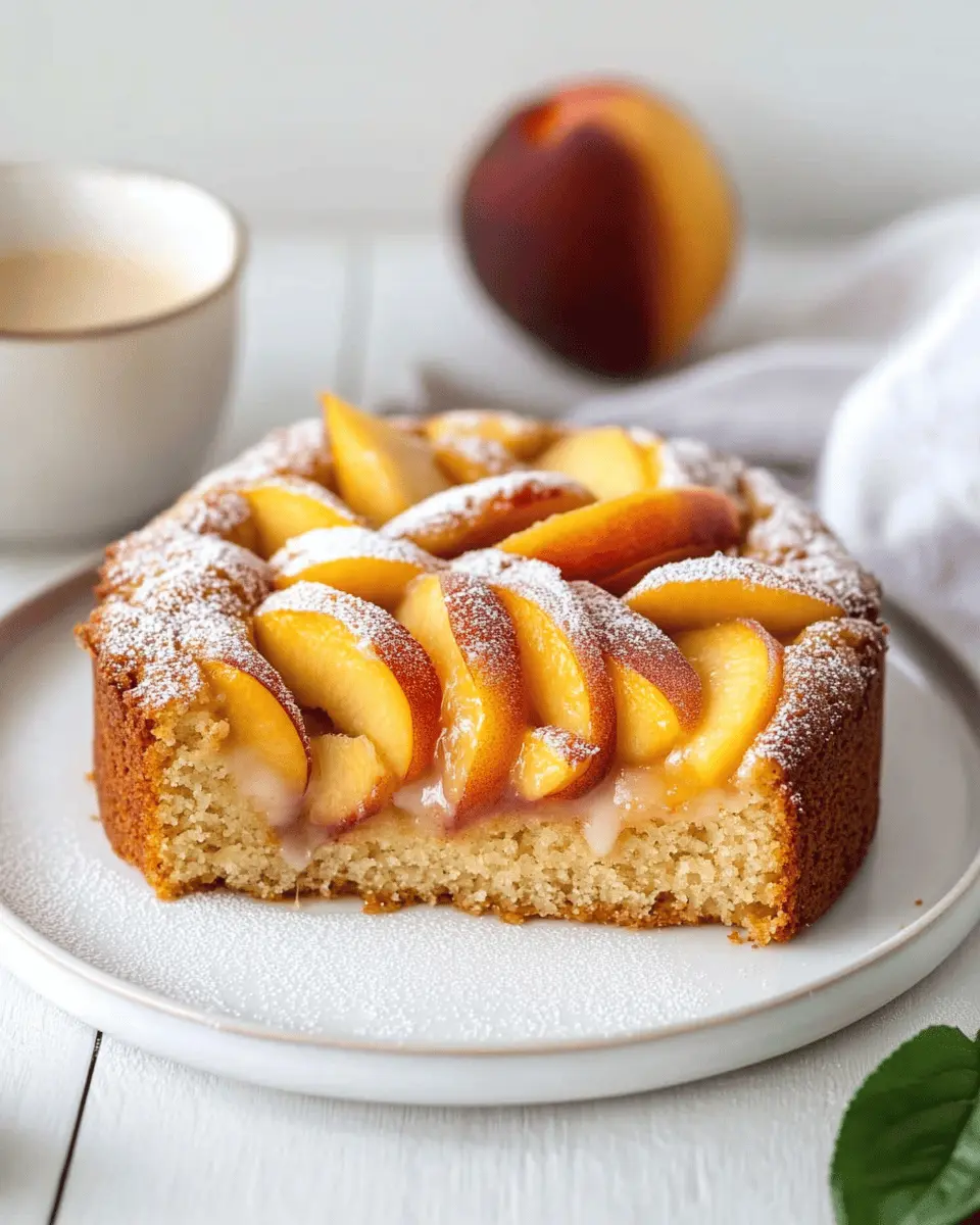 Keto Peach Coffee Cake Recipe: Indulgently Moist and Delicious!
