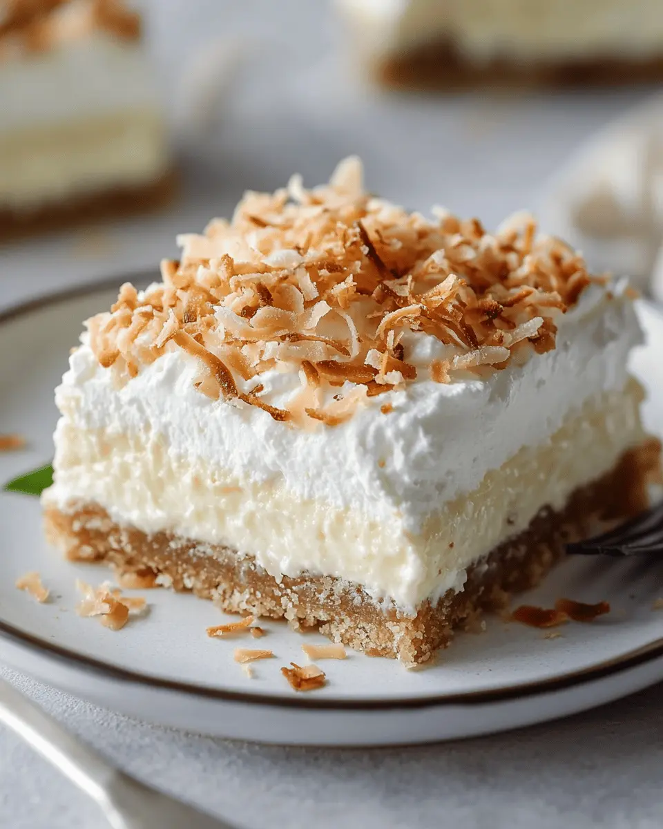 Low-Carb Coconut Cream Pie Bars You’ll Crave & Love