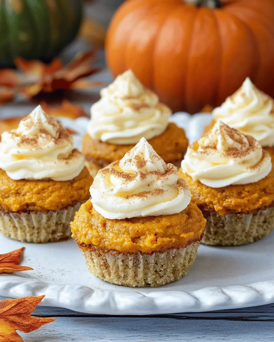 Low Carb Pumpkin Pie Cupcakes First Image First Image