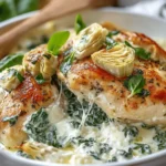 Spinach Artichoke Chicken with Cottage Cheese First Image First Image